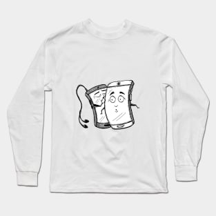 Phone Chat Long Sleeve T-Shirt